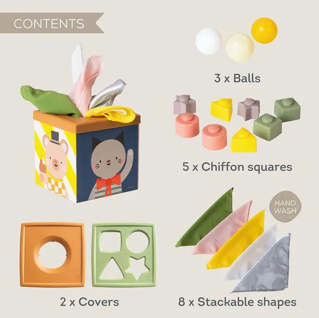 Образователна играчка, Taf Toys, Мултисензорен куб с активности - Image 5