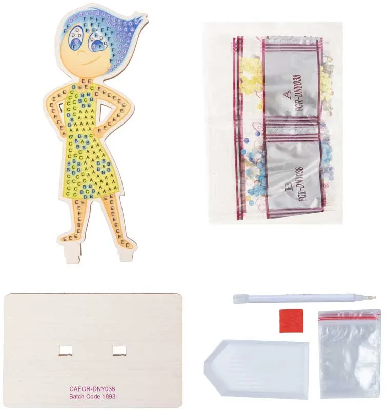 Комплект за диамантена бродерия, Craft Buddy, Crystal Art Buddies, Joy, 7 части - Image 3