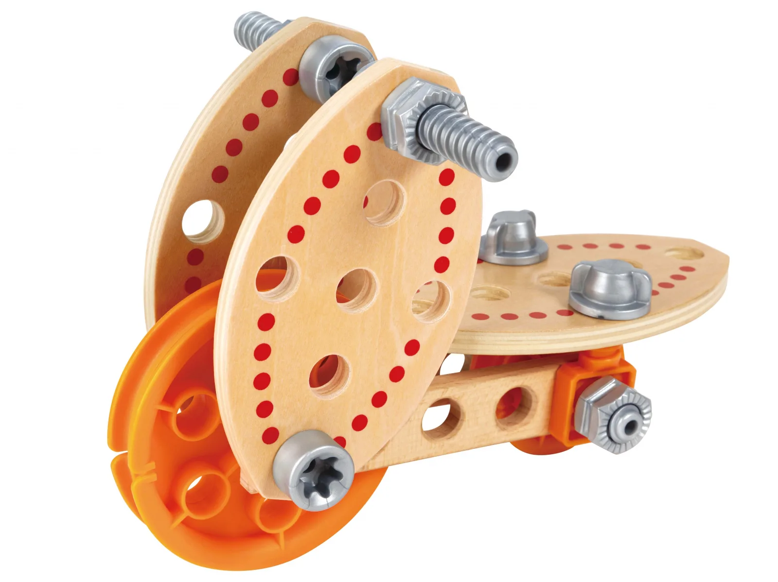 Дървен комплект, Hape, Млад изобретател, Изгради си карнавал, 73 части - Image 7