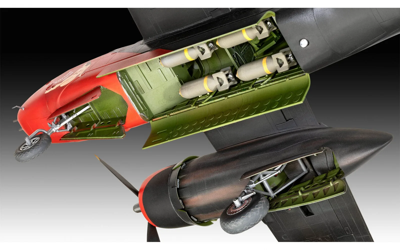 Сглобяем модел, Revell, Бомбардировач B-26B Invader, 259 части - Image 3