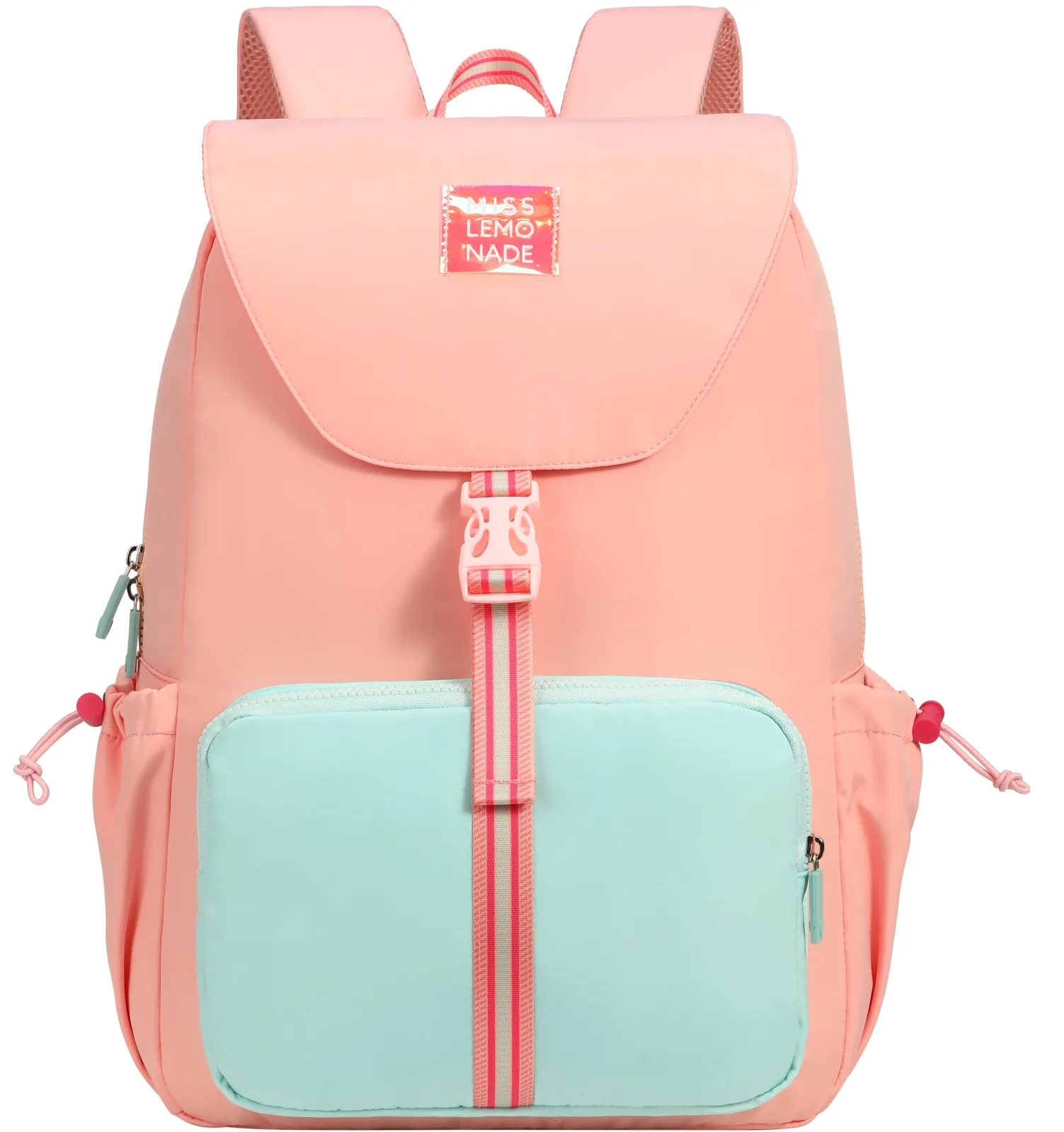 Ученическа раница, Miss Lemonade, Enjoy, 44 x 30 x 16 см, Корал - Image 2