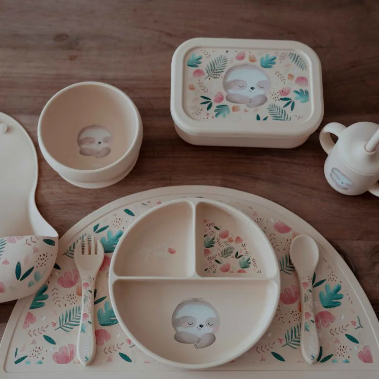 Силиконова разделителна кутия за обяд, Sassi, Ленивец - Image 6