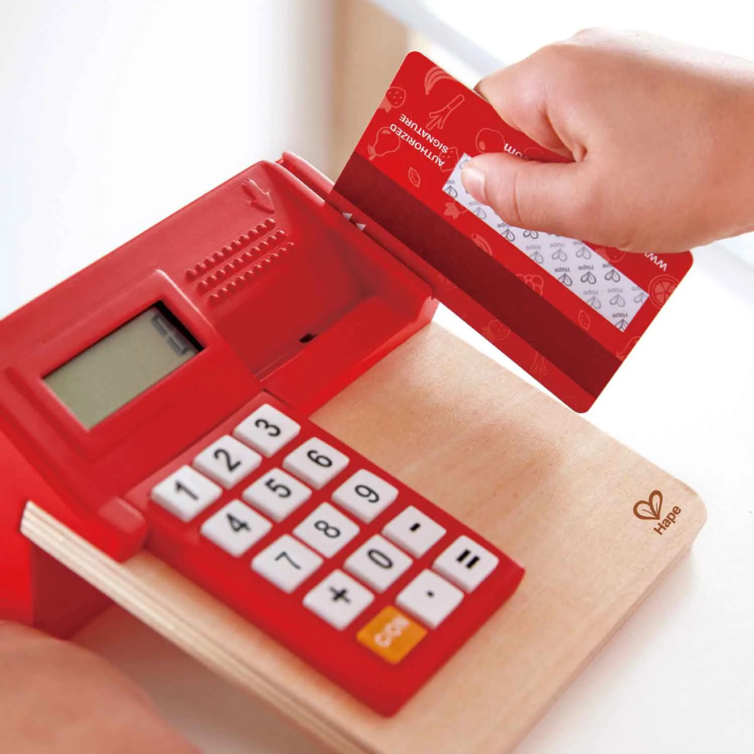 Дървен магазин, Hape, С касов апарат и баркод четец - Image 3