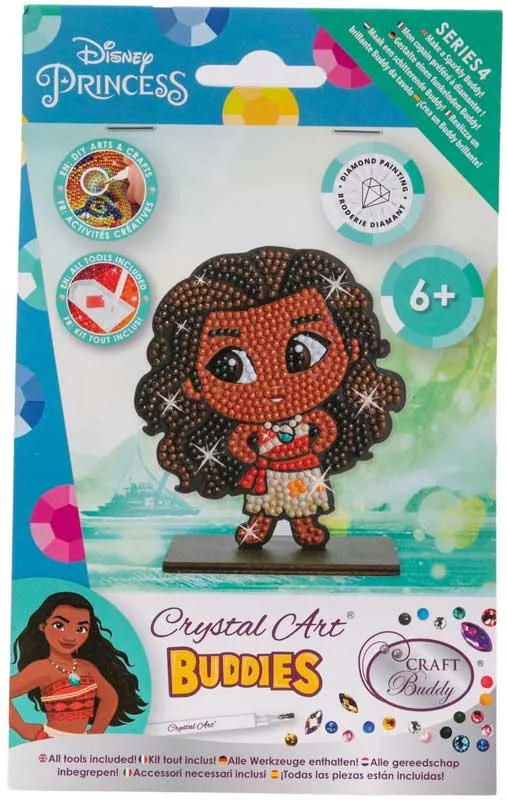 Комплект за диамантена бродерия, Craft Buddy, Crystal Art Buddies, Моана, 7 части - Image 2