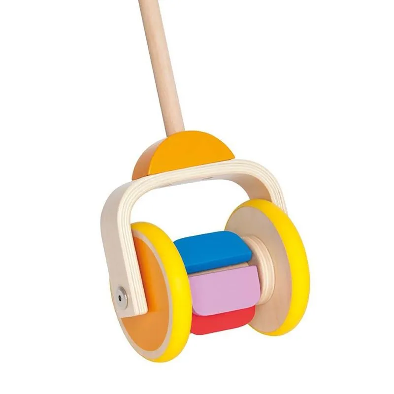 Дървена играчка за бутане, Hape, Дъга - Image 2