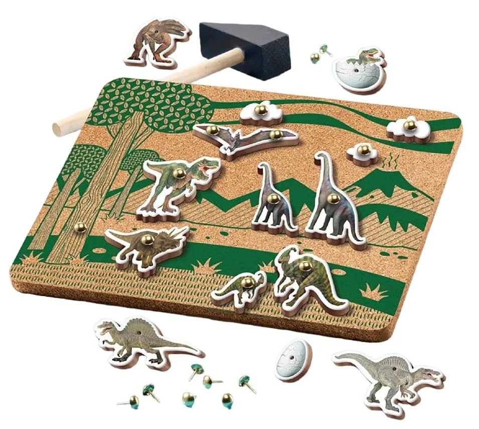 Дърводелски комплект, Totum, Динозаври, 17 части - Image 2