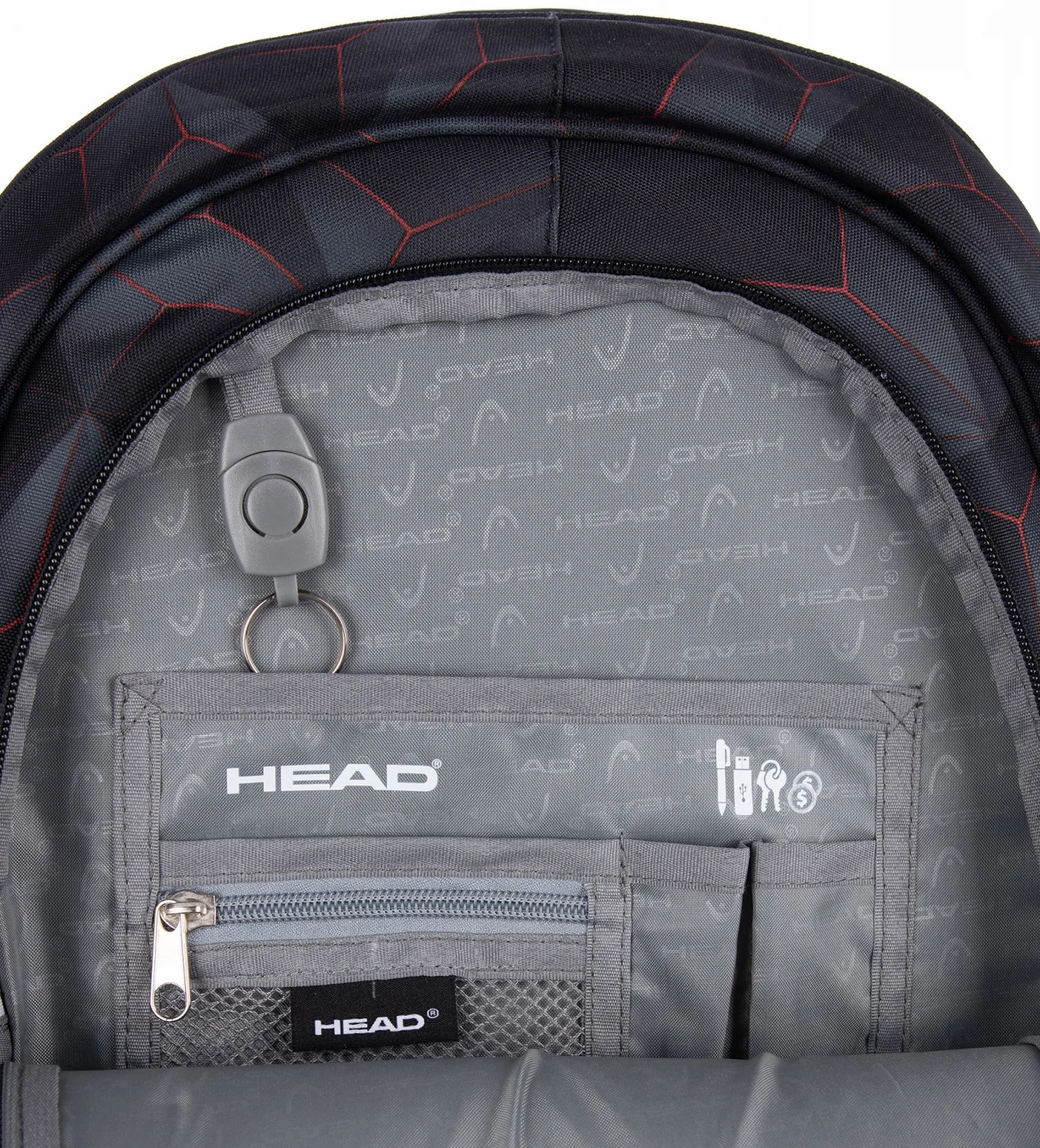 Ученическа раница, Head, AY300, Червена лава, 45 x 30 x 19 см - Image 6