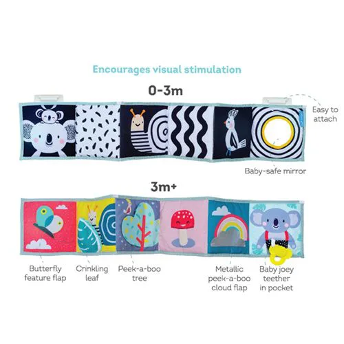 Бебешка мека книжка, Taf Toys, Коала, 15 х 85 cm - Image 6