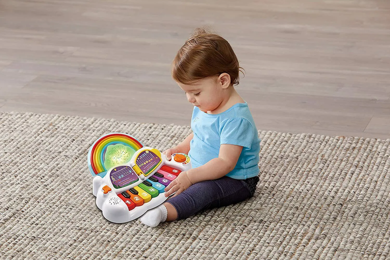 Интерактивна играчка, Vtech, Leap Frog, Бебешко пиано, Дъга, 33 x 11 x 26 см - Image 3