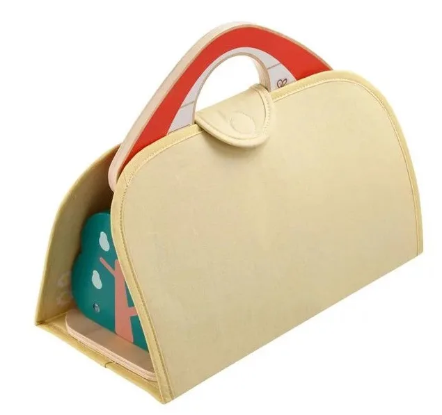 Дървен комплект за игра, Hape, Малка ферма, 10 части - Image 2