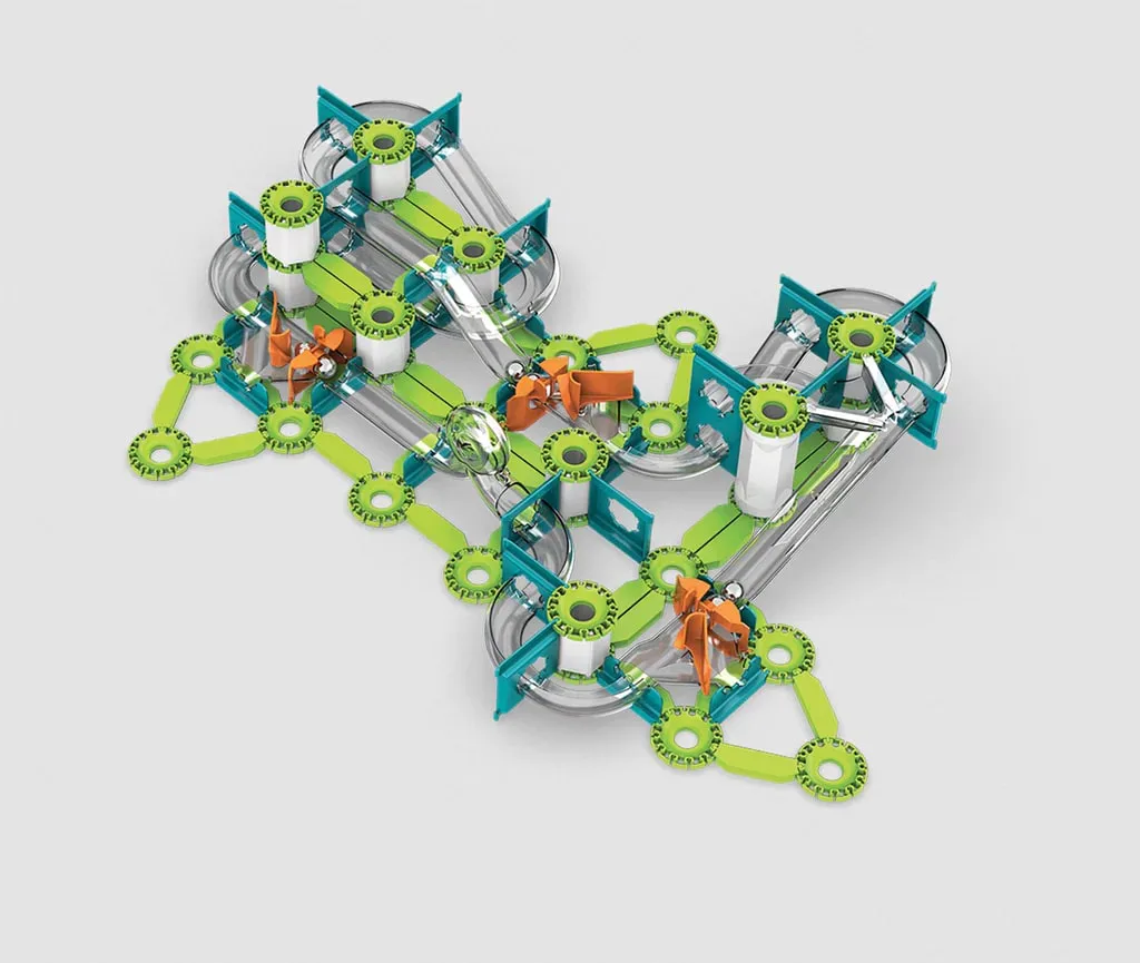 Магнитен конструктор, Geomag, Mechanics, Лупинги и завои, 130 части - Image 3