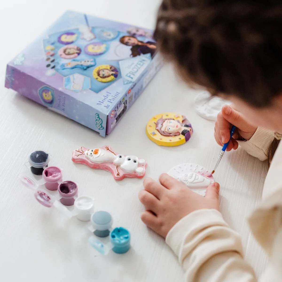 Творчески комплект, Totum, Frozen, Направи си сам гипсови фигурки - Image 3