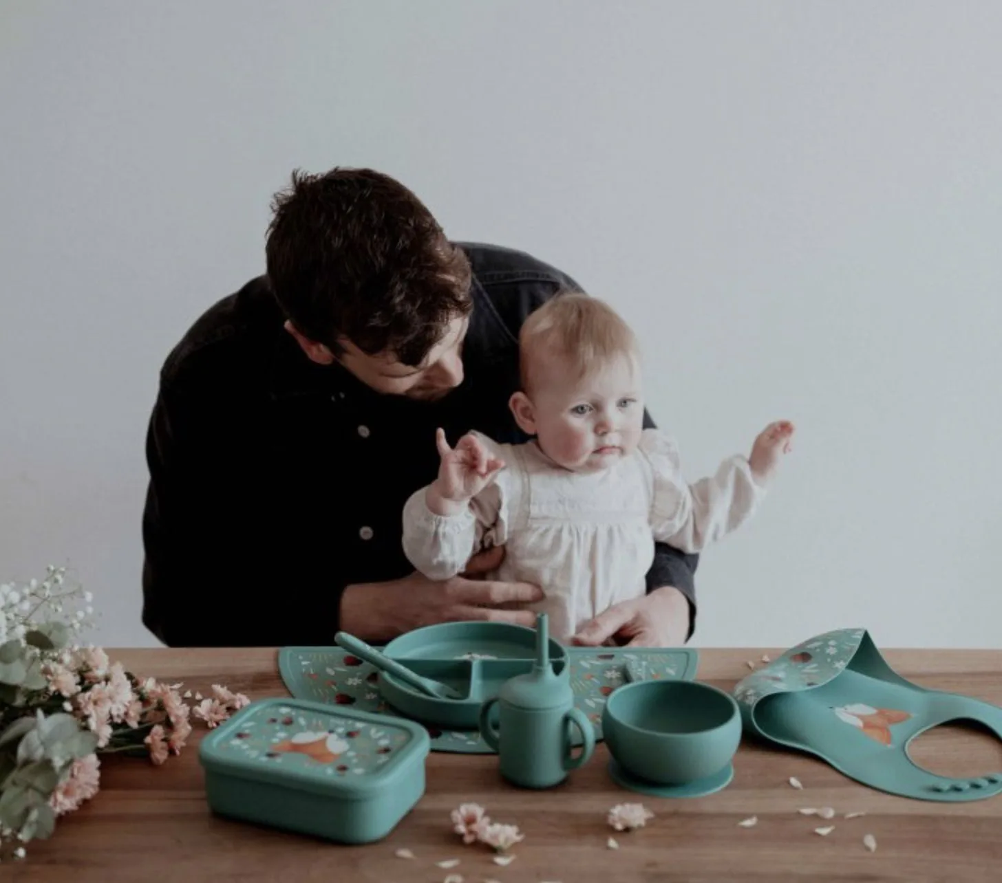 Силиконова купичка за хранене с вакуум, Sassi, Лисица - Image 5