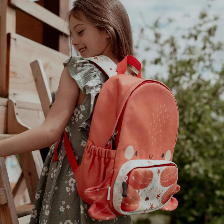 Детска раница, Sassi, Октопод, 27.6 х 36 см - Image 10