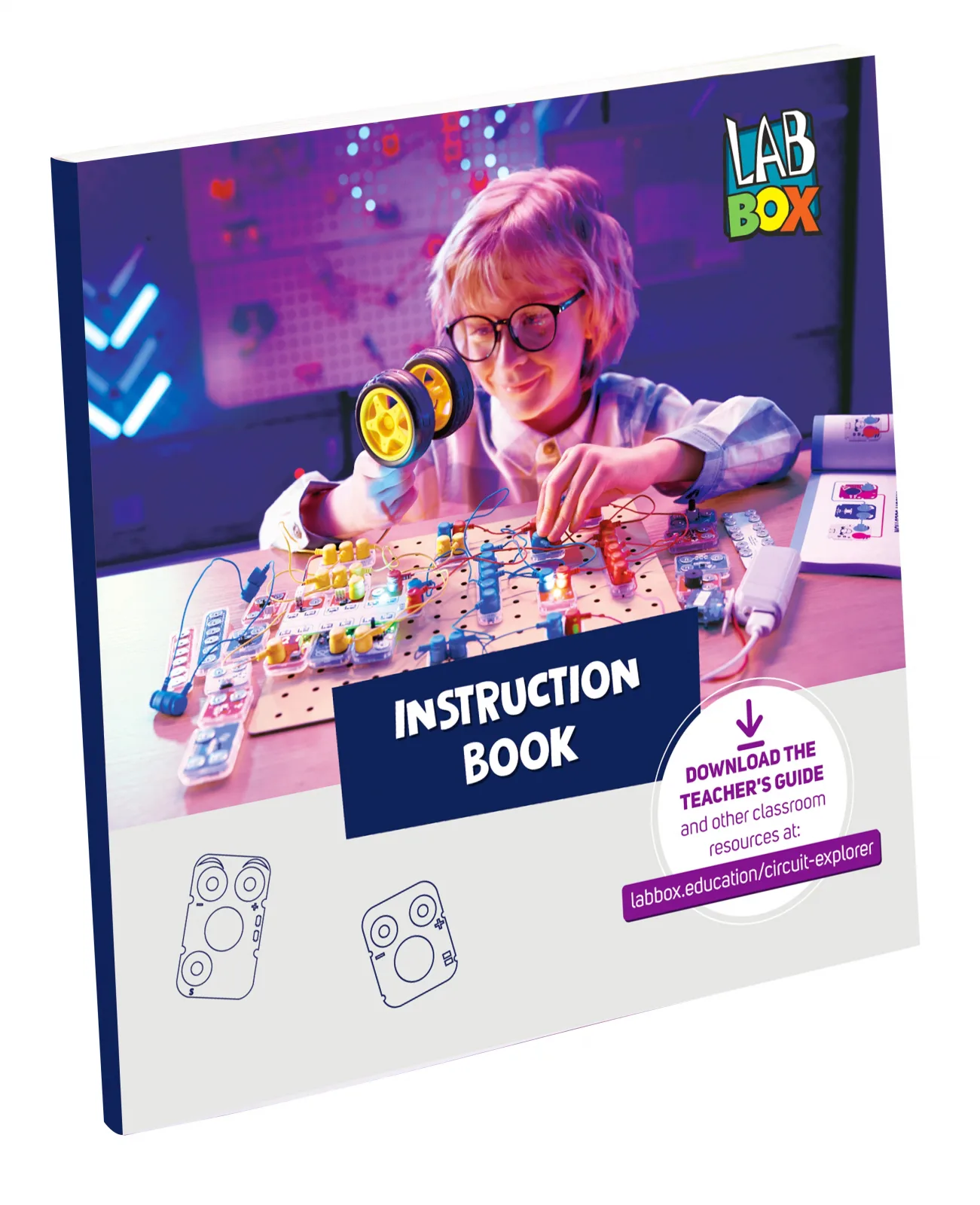 Образователен комплект, Hape, LabBox, Изследване на вериги, Базово ниво, 30 части - Image 7