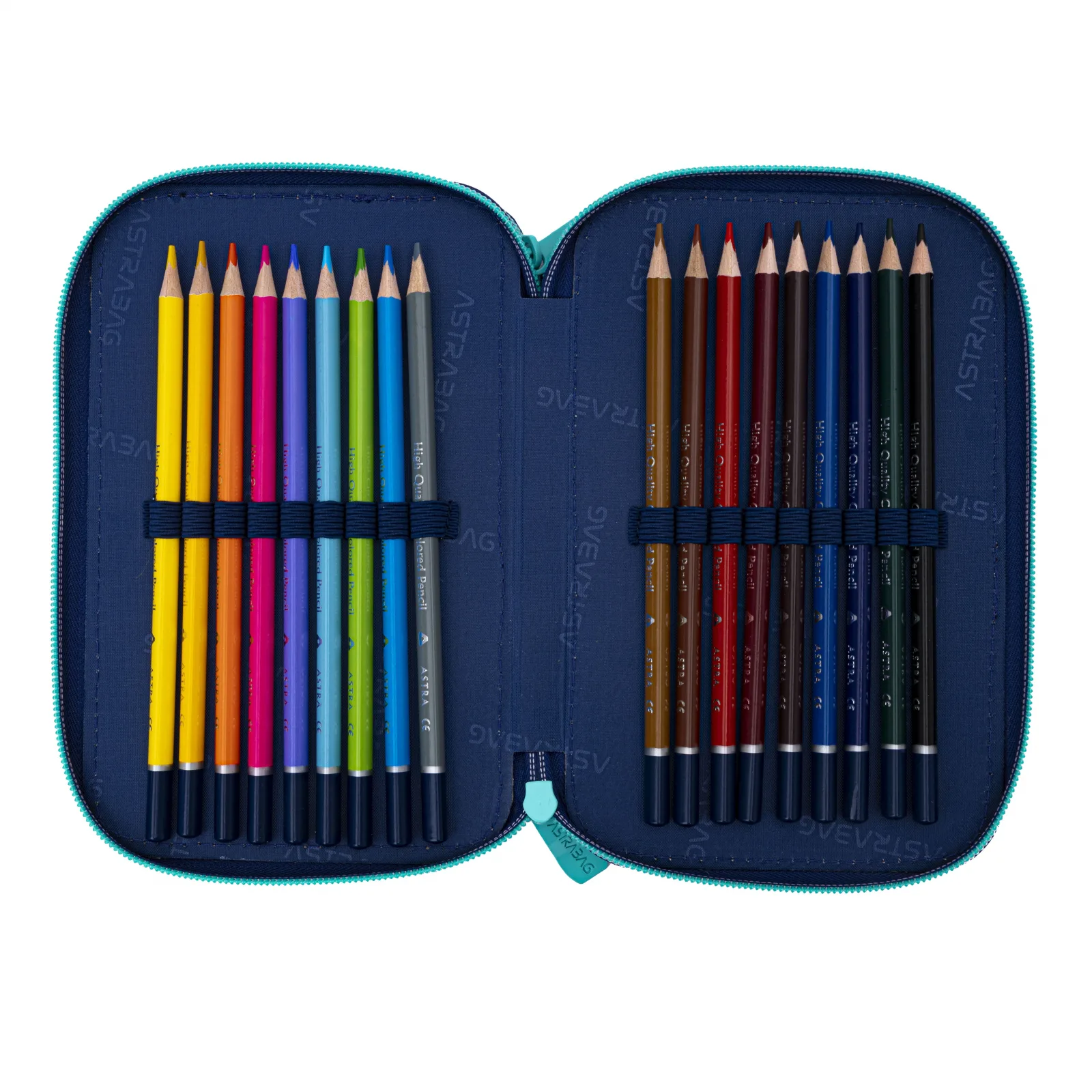 Двоен несесер с аксесоари, Astra, Зайчета, AC21, 20,5 х 13 х 4.5 см - Image 2