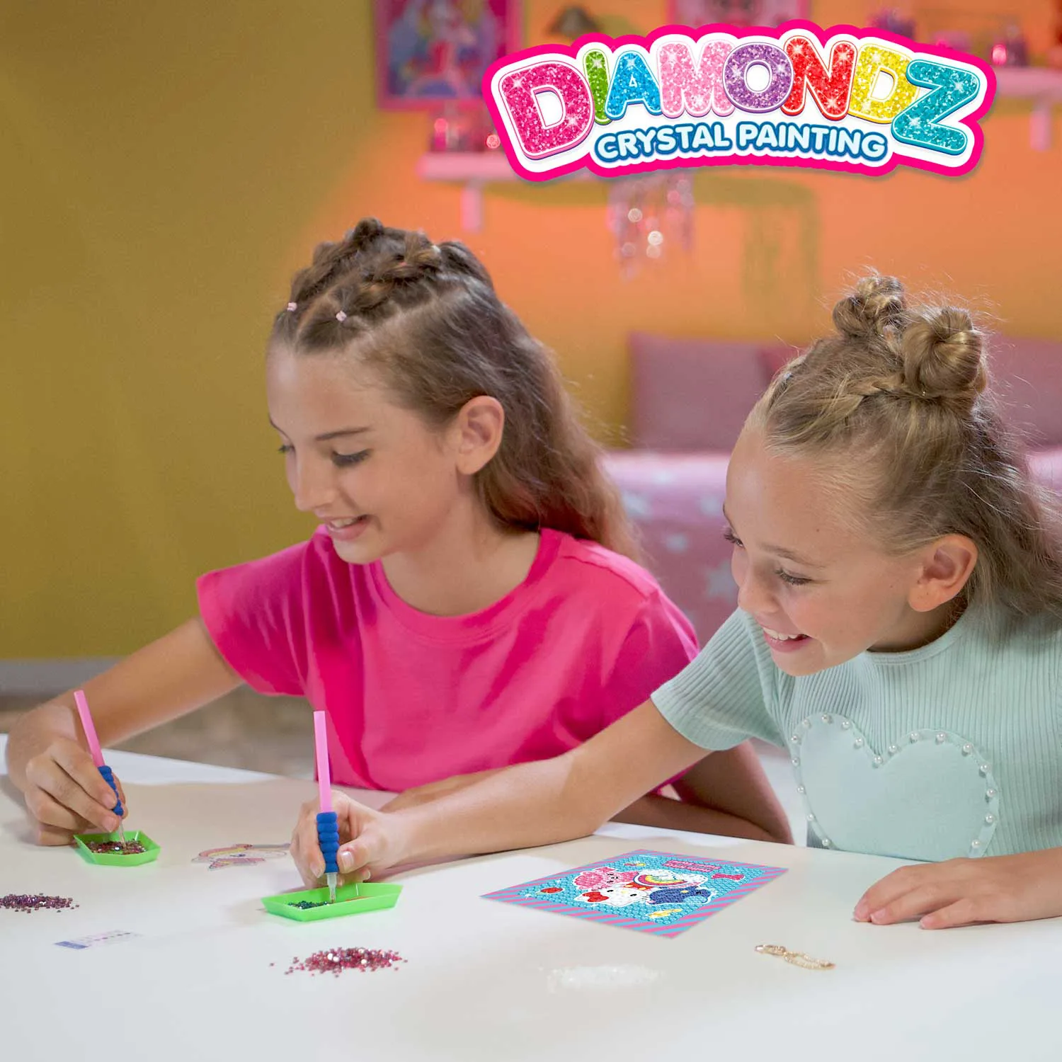 Комплект диамантен гоблен, Craze, DIAMONDZ, Hello Kitty, за начинаещи - Image 11