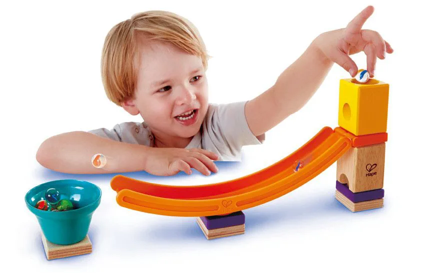 Комплект дървена писта, Hape Quadrilla, Скейт парк, 9 части - Image 2