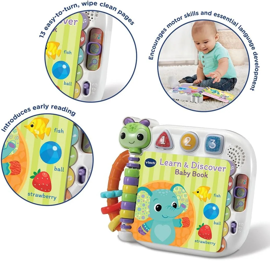 Интерактивна играчка, Vtech, Образователна бебешка книжка - Image 3