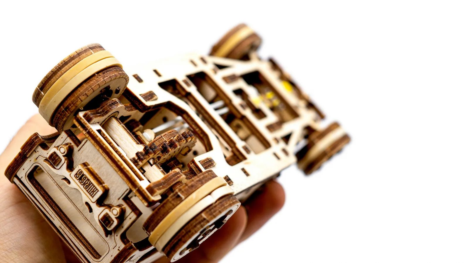 Сглобяем модел от дърво, Revell, Малки приключения, Hot Rod, 141 части - Image 6