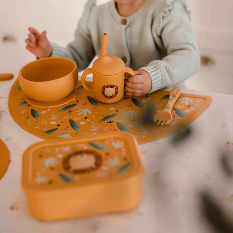 Силиконова разделителна кутия за обяд, Sassi, Лъв - Image 6