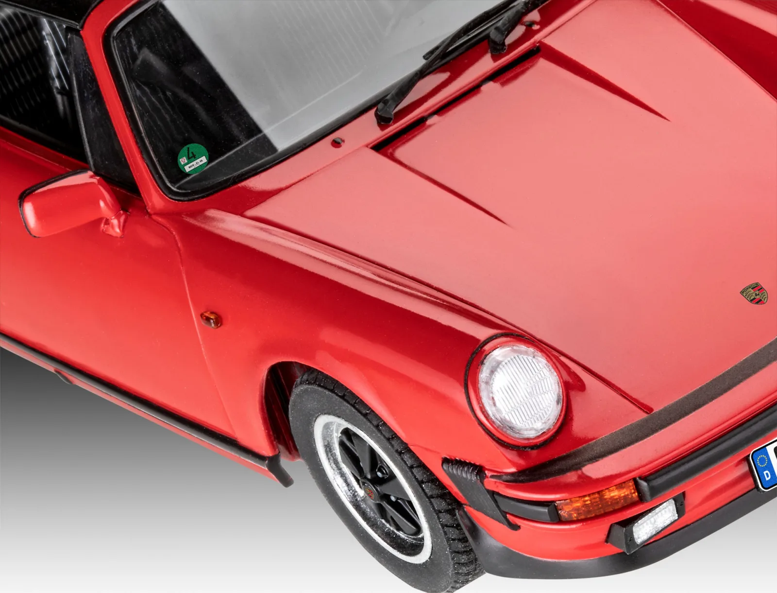 Сглобяем модел, Revell, Porsche 911 Carrera 3.2 G-Model Coupe Targa, 114 части - Image 4