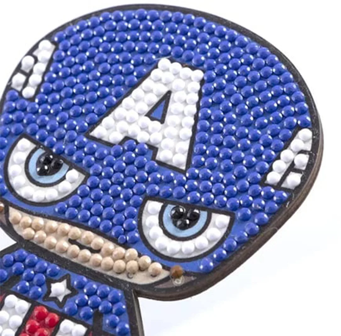 Комплект за диамантена бродерия, Craft Buddy, Crystal Art Buddies, Капитан Америка, 7 части - Image 4