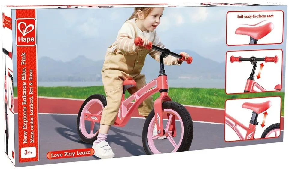 Балансиращо колело Hape Explorer, Розово - Image 6