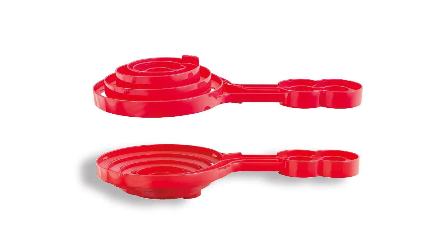 Комплект дървена писта, Hape Quadrilla, Двустранна спирала, 9 части - Image 5