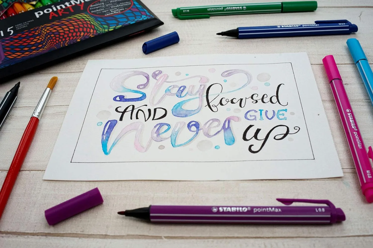 Комплект флумастери, Stabilo, pointMax Arty, 32 цвята - Image 6