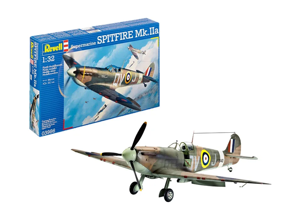 Сглобяем модел, Revell, Самолет Supermarine Spitfire Mk.IIa, 131 части - Image 6