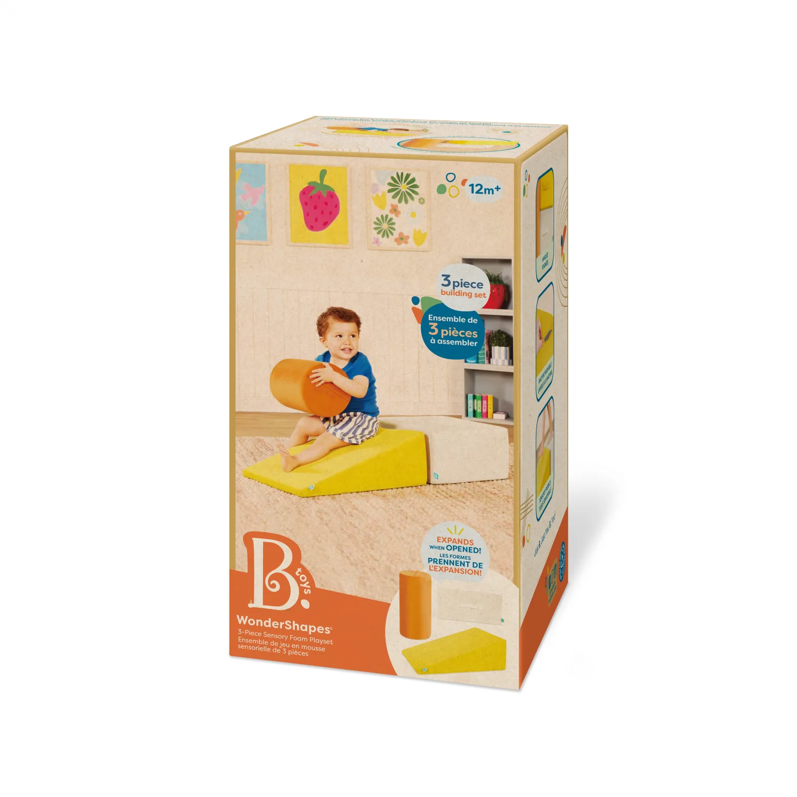 Комплект модулни форми от пяна, Battat, Оранжев, 3 части - Image 4