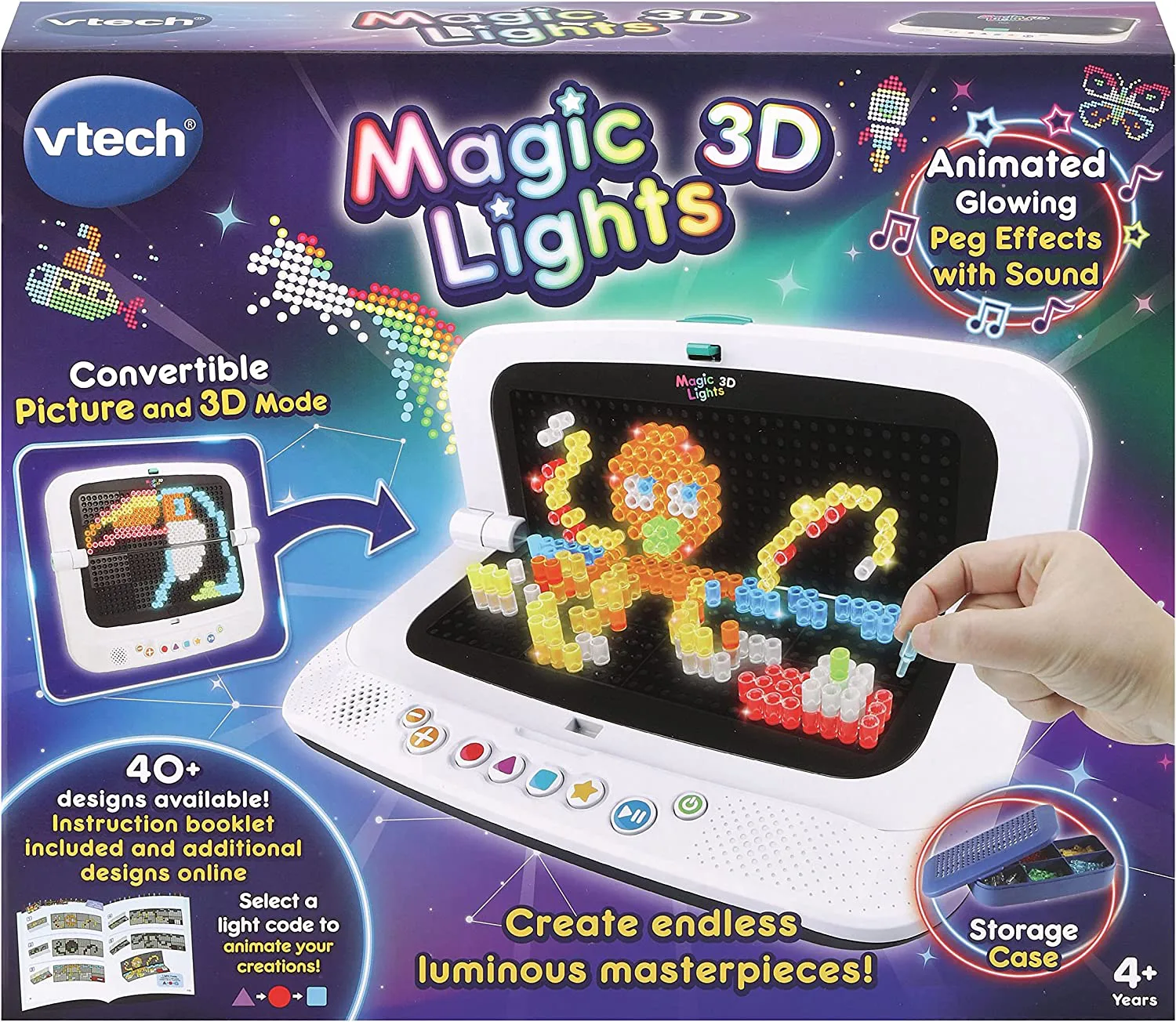 Интерактивна играчка, Vtech, Магически светлини 3D, 6.3 x 25.75 x 19.3 см - Image 2