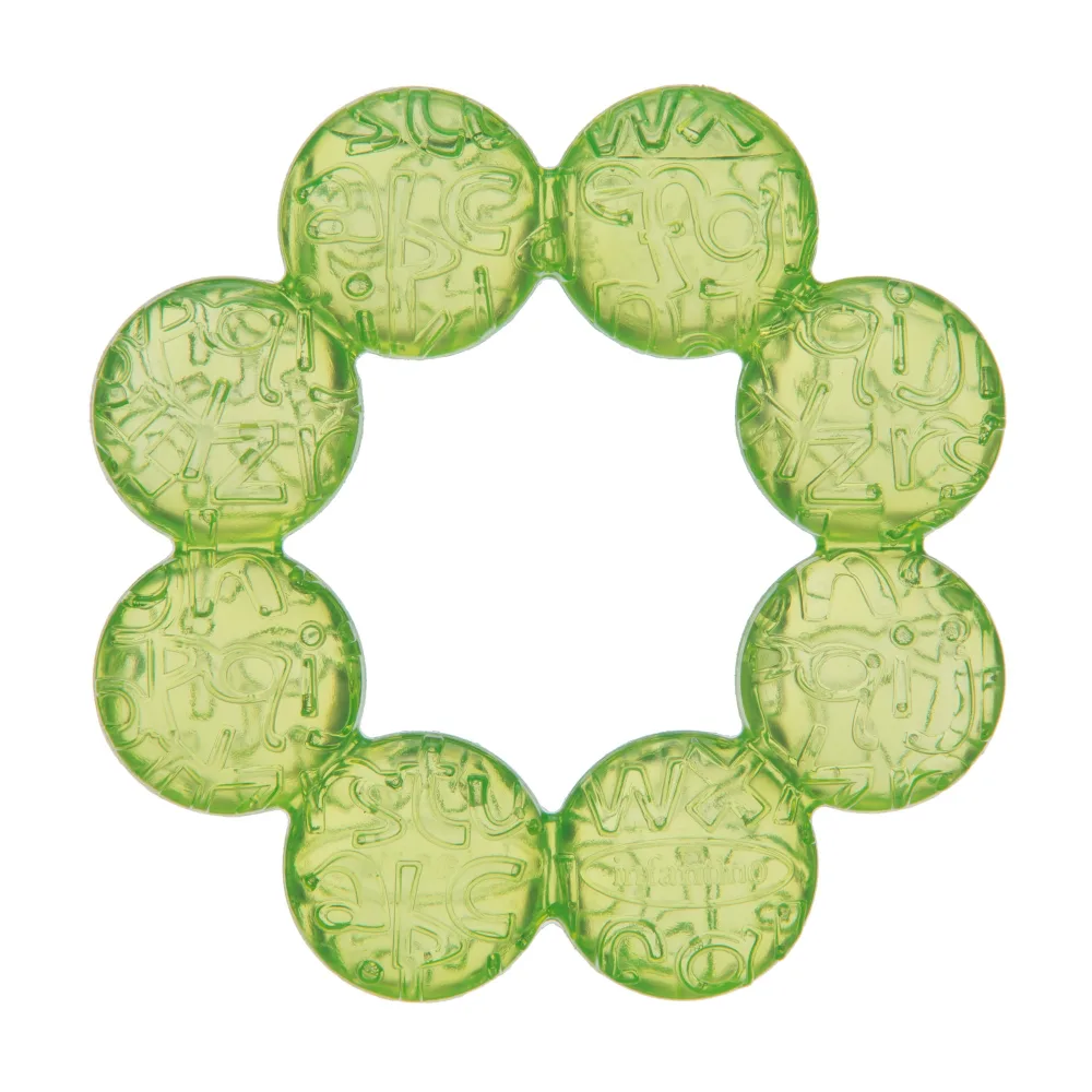 Бебешка гризалка с вода, Infantino, Зелена