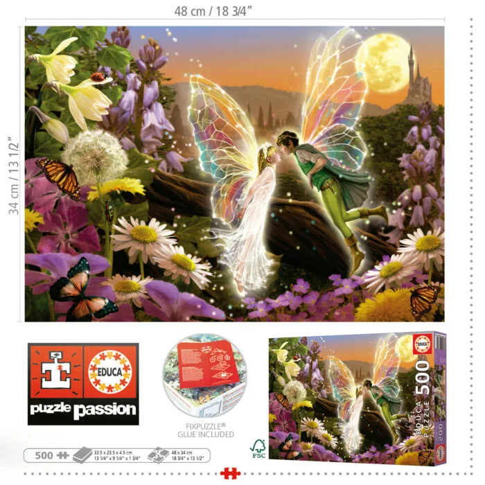 Пъзел, Educa, Целувката, 500 части - Image 3