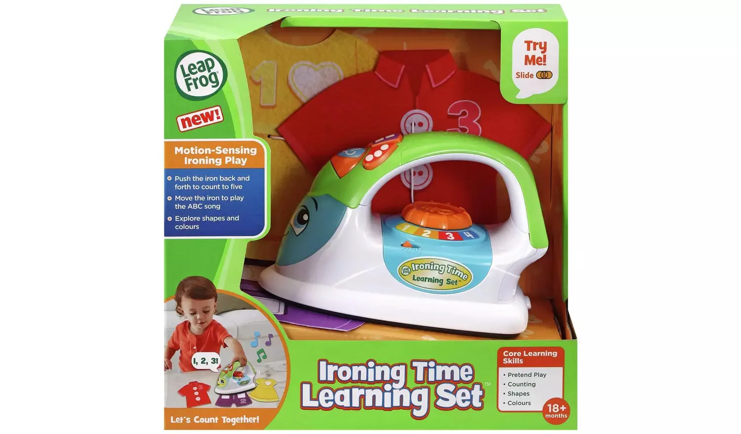 Интерактивна играчка, Vtech, Leap Frog, Образователна ютия с дрехи за гладене, 24.1 х 25 х 13.3 см - Image 2