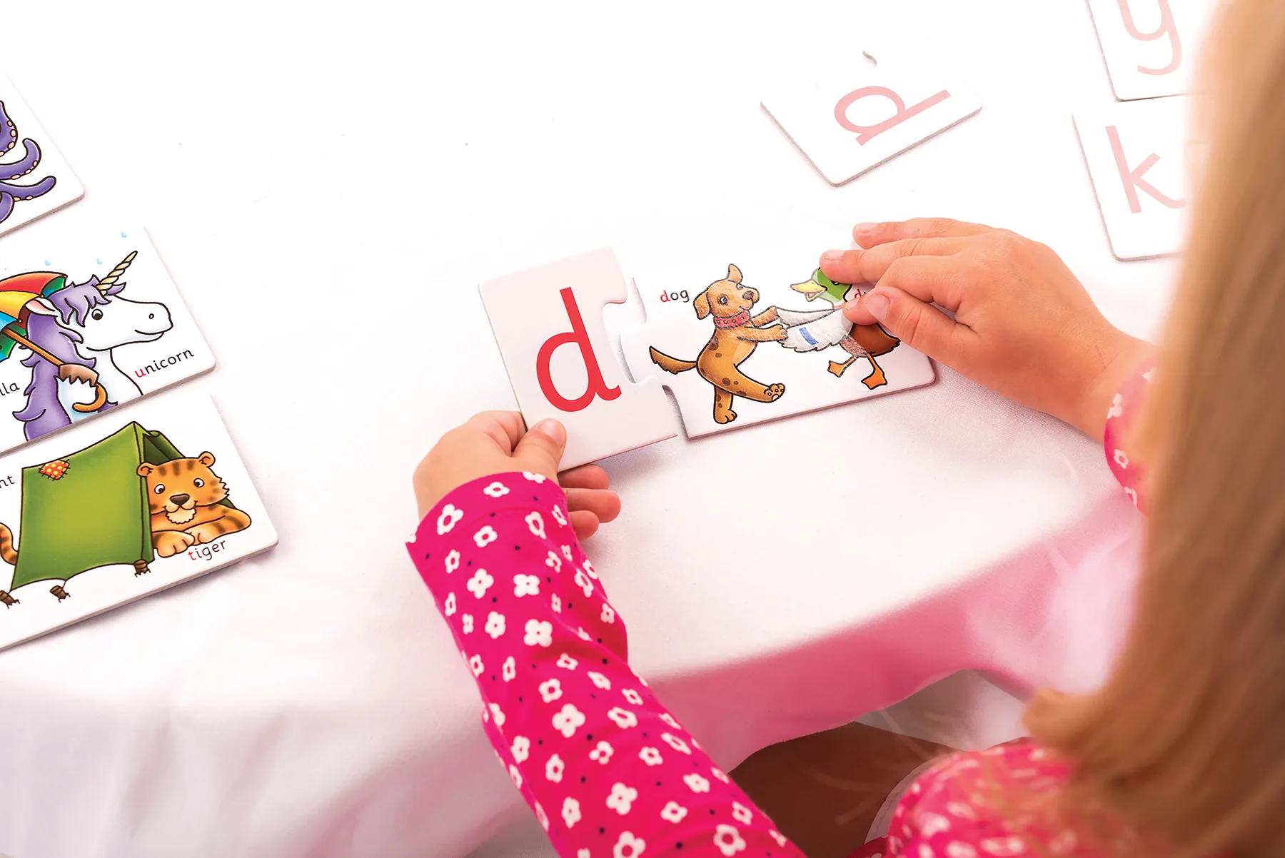 Образователен пъзел, Orchard Toys, Съответствие на думи, 52 части - Image 4