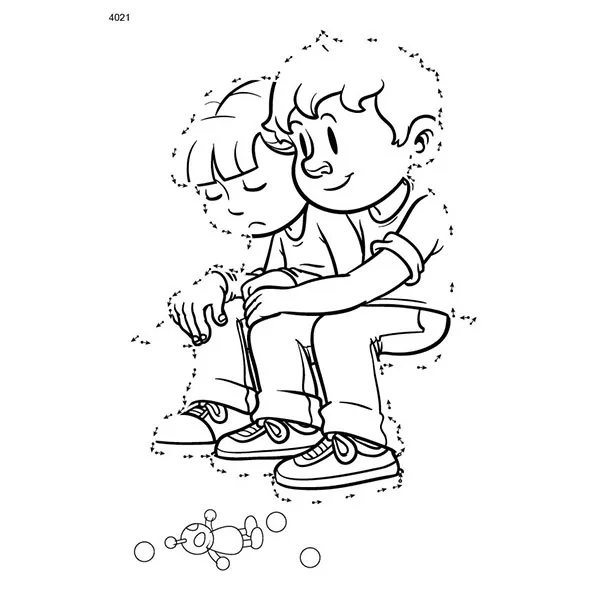 Творчески комплект, Eurekakids, Книжка свържи и оцвети, Добри обноски - Image 5