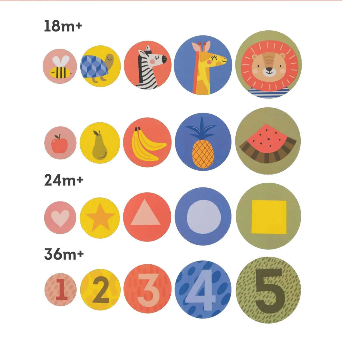 Образователна игра, Taf Toys, Магнитен пъзел Peek-A-Boo 4 в 1 - Image 3