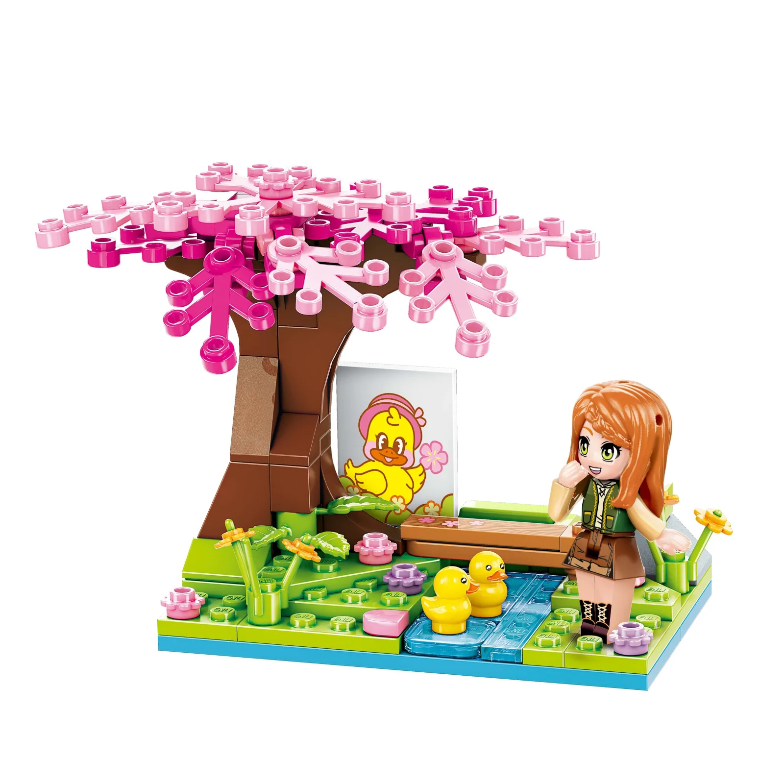 Конструктор, Qman, Cherry, Игра в гората, 94 части - Image 2