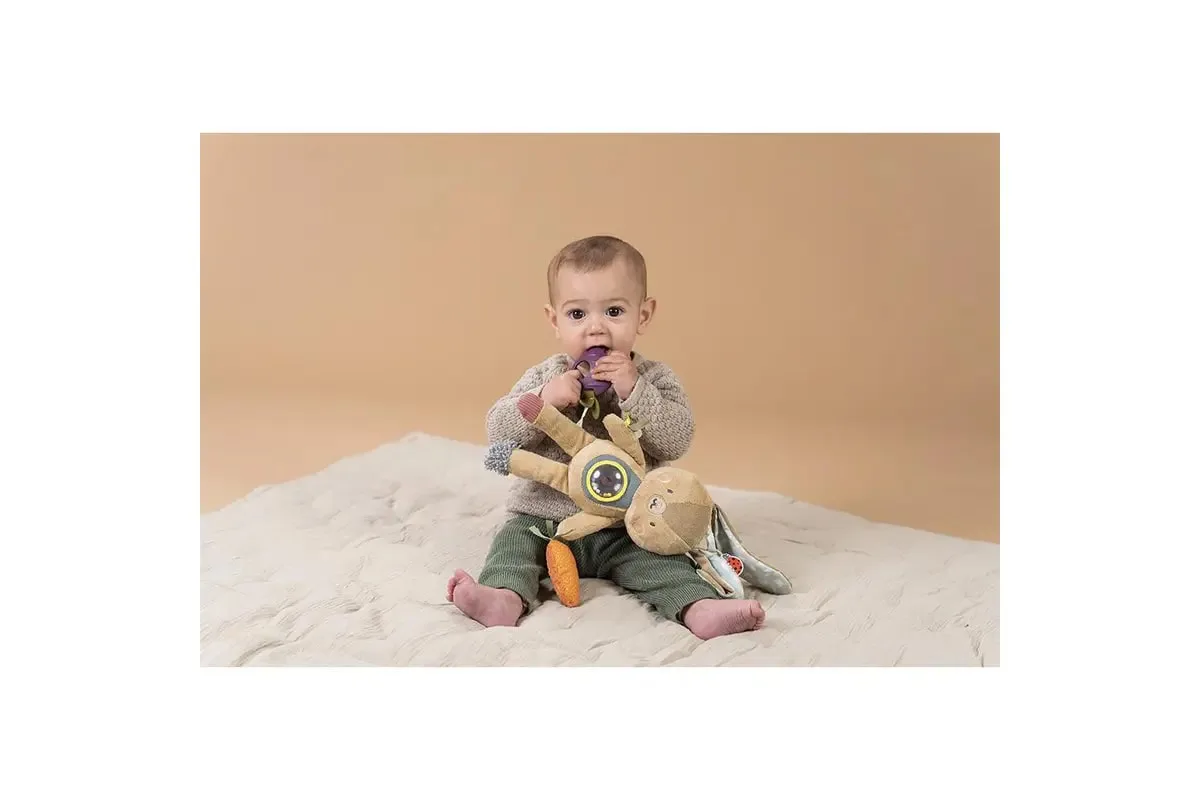 Бебешка мека играчка, Taf Toys, Зайче, 13 × 8 × 36 cm - Image 4