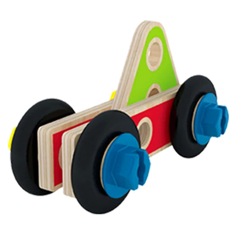 Дървен конструктор, Hape, Основен комплект, 42 части - Image 8