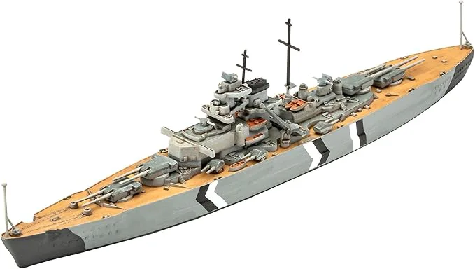 Сглобяем модел, Revell, Подаръчен комплект Легендарният Бисмарк, с аксесоари - Image 2