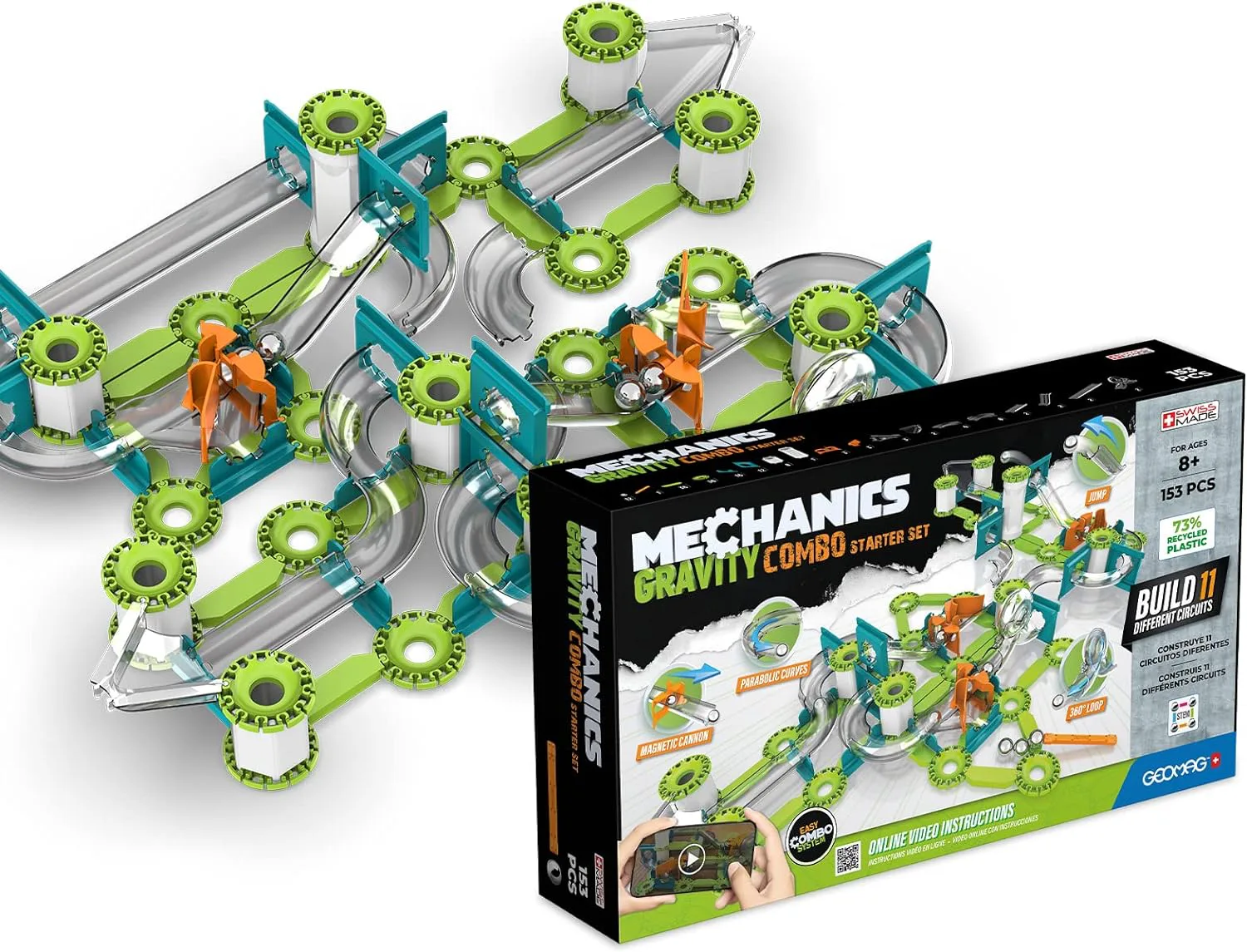 Магнитен конструктор, Geomag, Mechanics, Гравитация, 153 части - Image 2