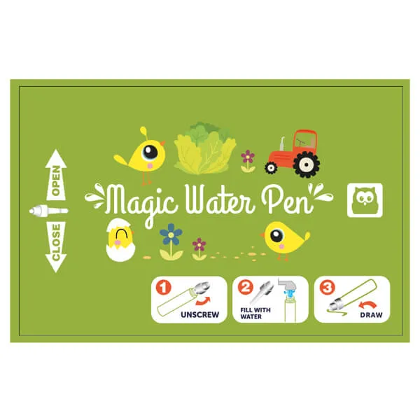 Книжка за оцветяване, Eurekakids, Рисуване с вода, Фермата - Image 3