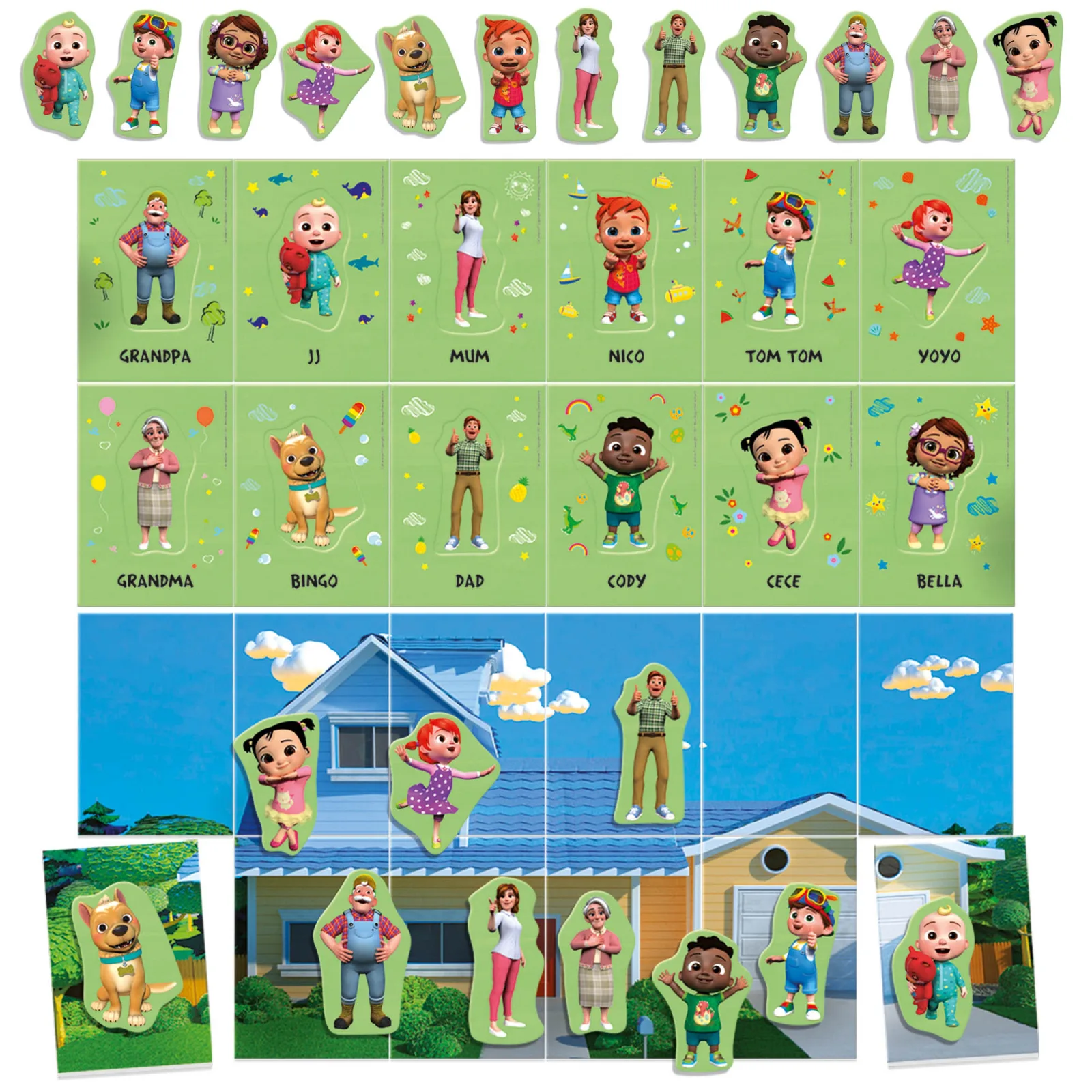 Образователна игра, Headu, Cocomelon, Бебешки флаш карти - Image 4