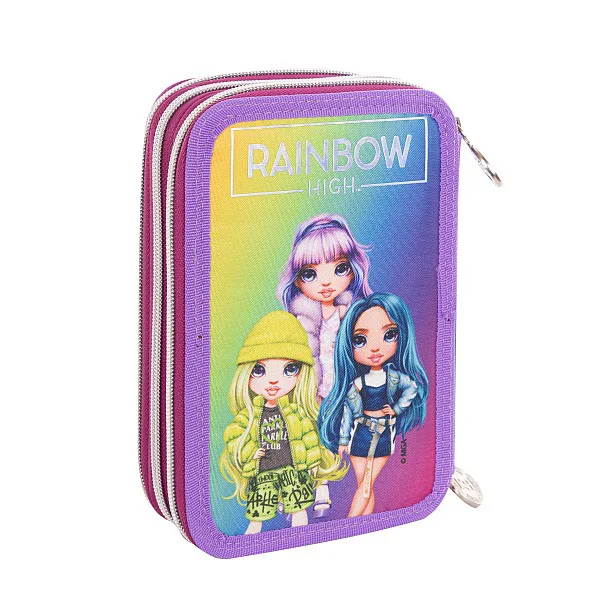 Ученически несесер, Astra, AC31, Rainbow High, Сребърен стил, С аксесоари, 20.5 x 13 x 6 см - Image 5