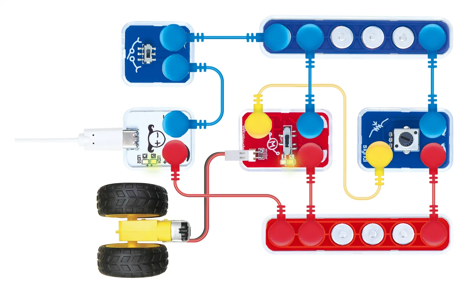 Образователен комплект, Hape, LabBox, Изследване на вериги, Базово ниво, 30 части - Image 5