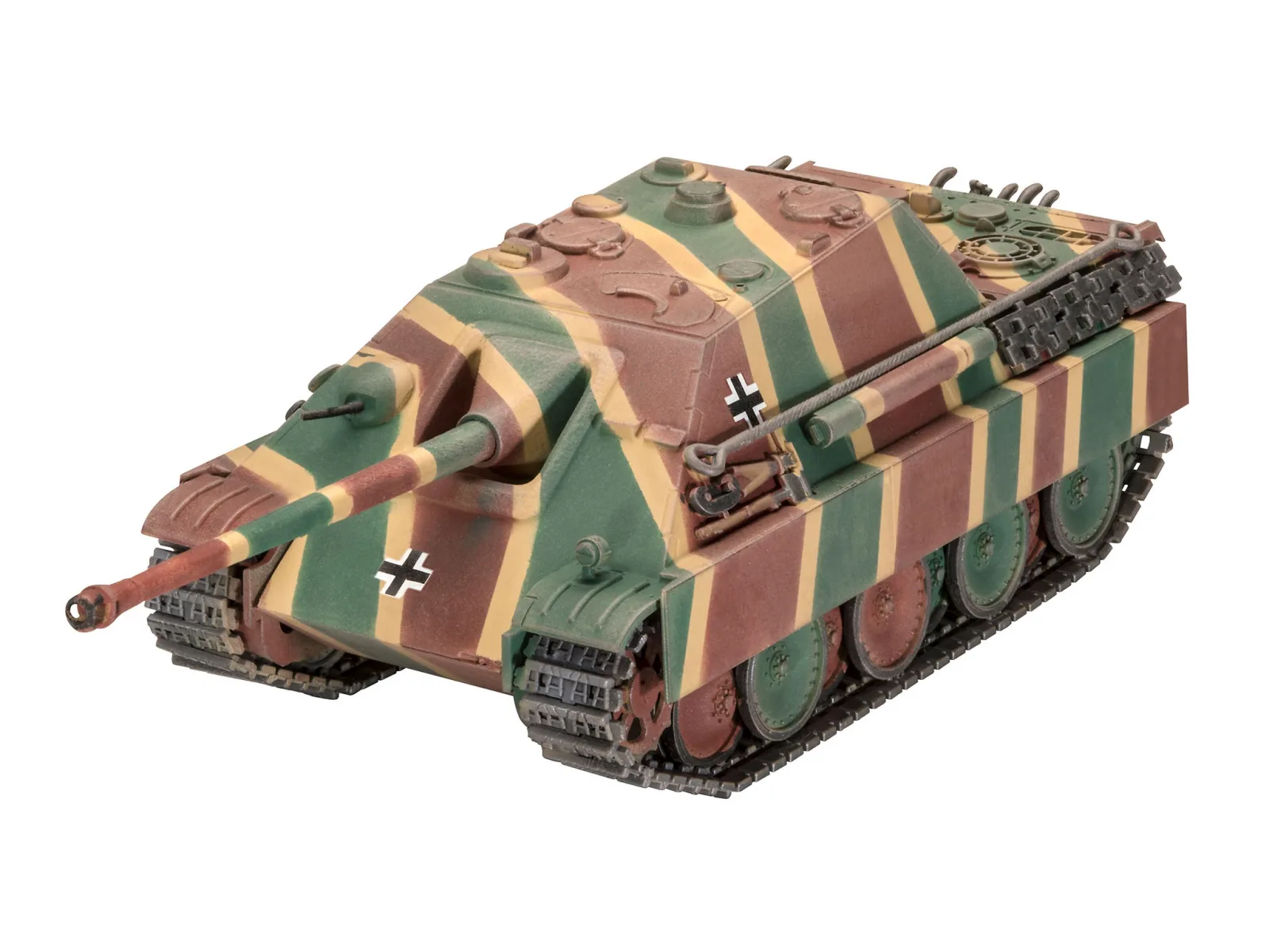 Сглобяем модел, Revell, Немски унищожител на танкове, Jagdpanther Sd.Kfz.173, 120 части - Image 2