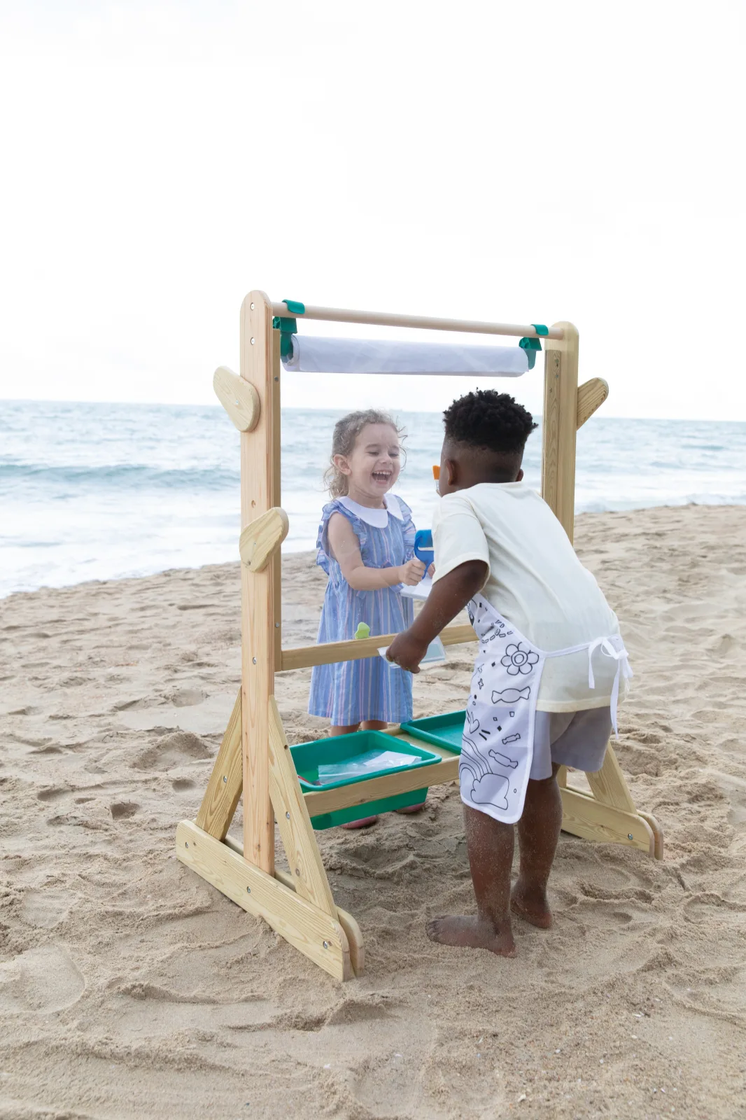 Комплект дървен статив за изкуство на открито, Hape, 9 части - Image 9